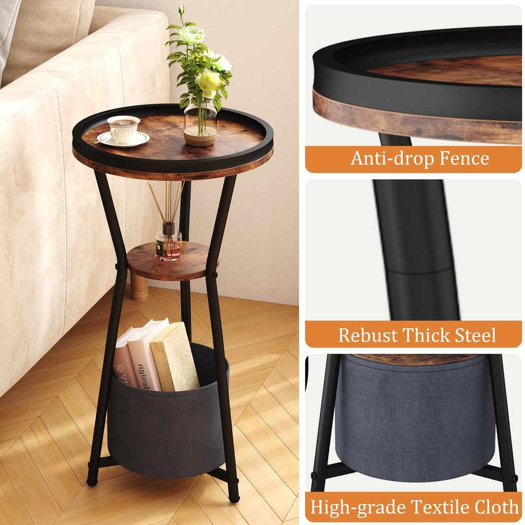 Round 3-Tier Side Table W217384