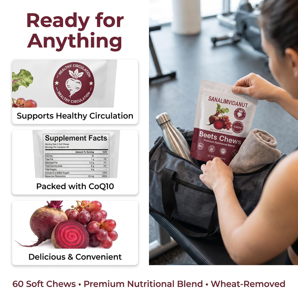 Beet Root Chews 500mg 60 Chews H315