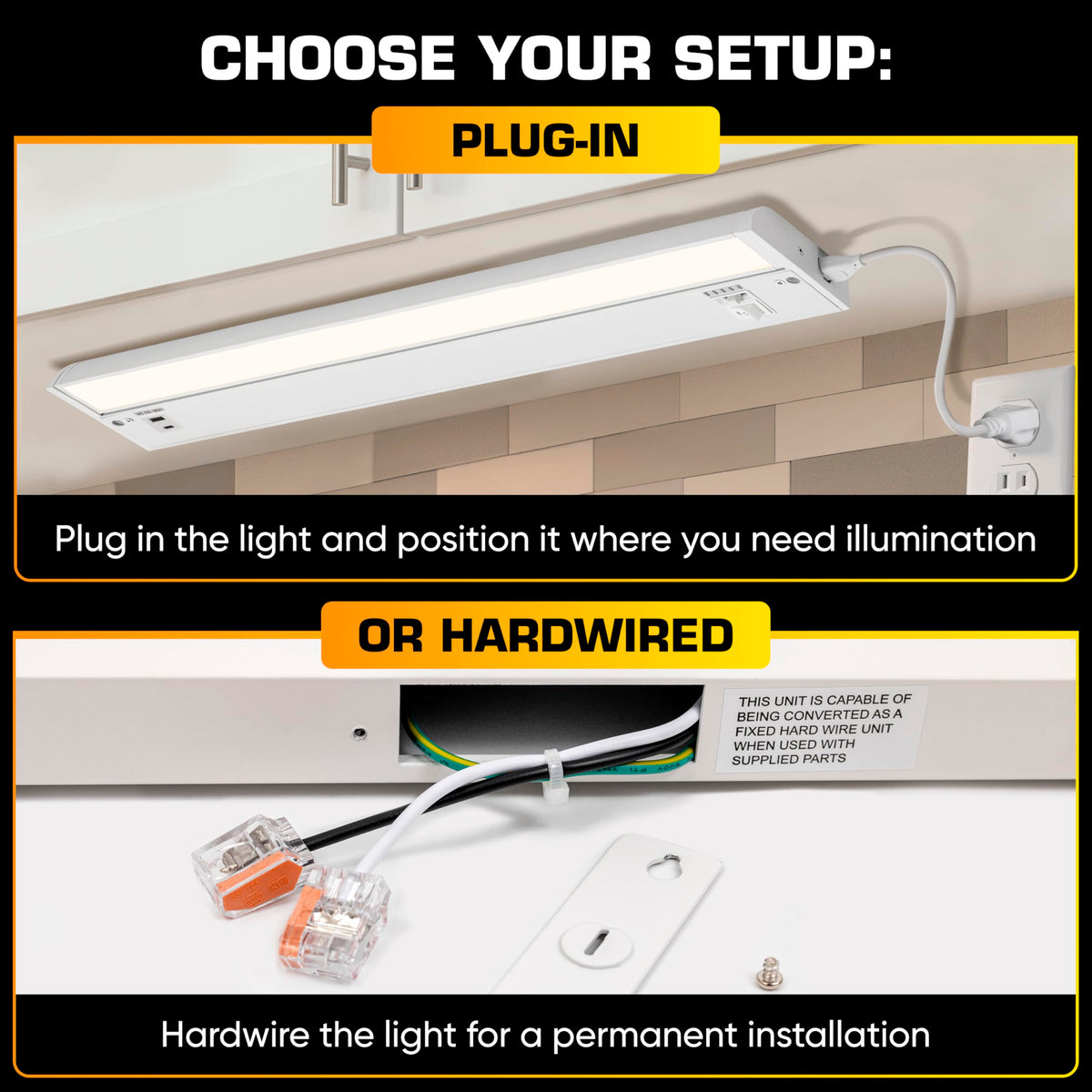 LED Under Cabinet Lighting 24 Inch White A75286