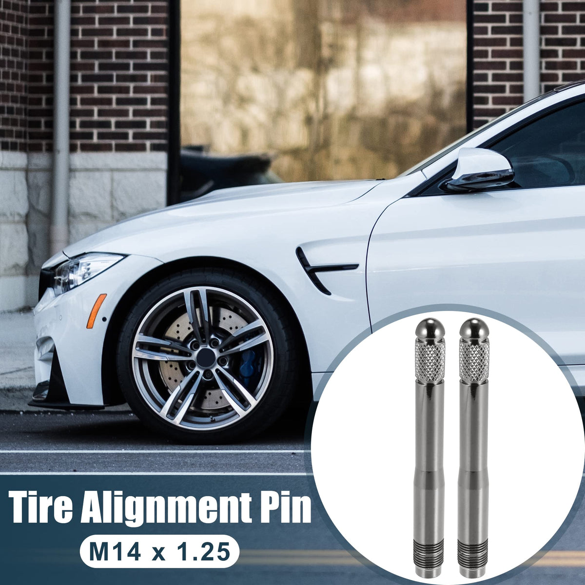 2pcs Car Wheel Hanger Alignment Pin M14x1.25 Q518511