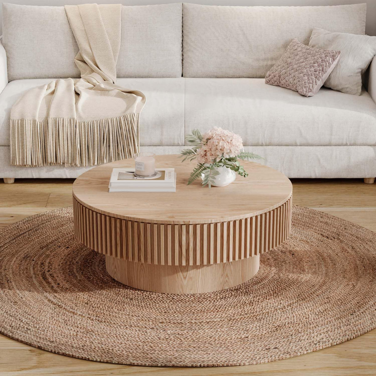 Round Coffee Table with Storage N911033