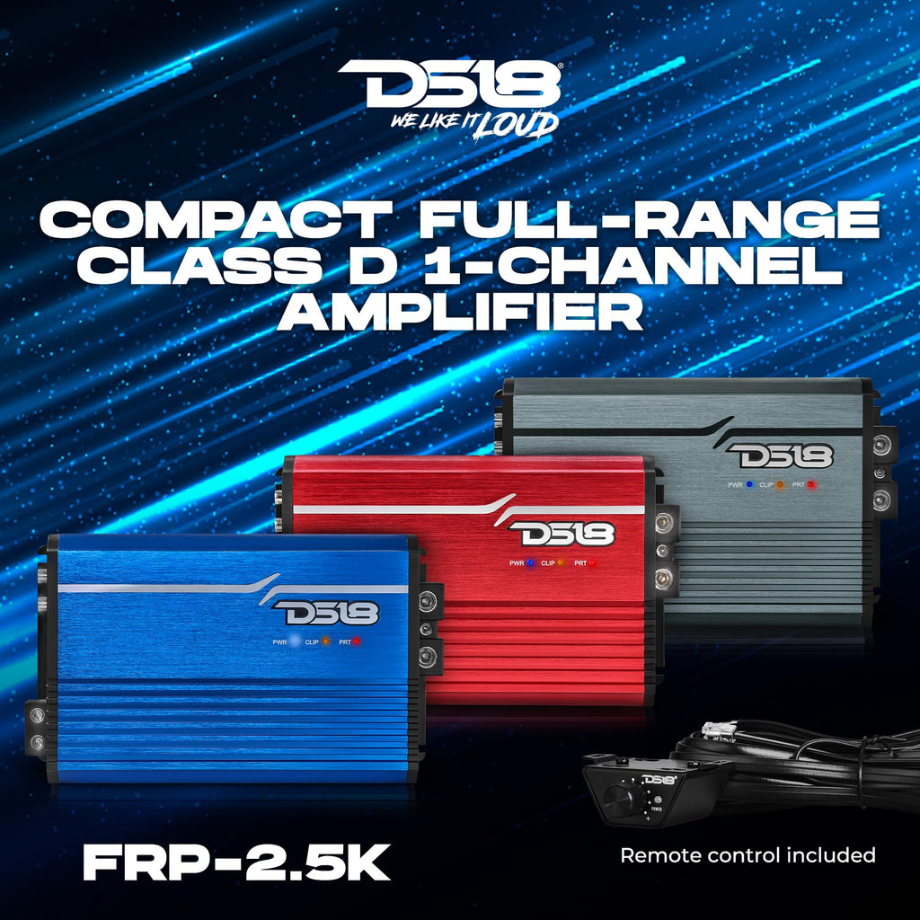 Compact Full-Range Class D 1-Channel Amplifier 2,500 Watts RMS Monoblock L7042