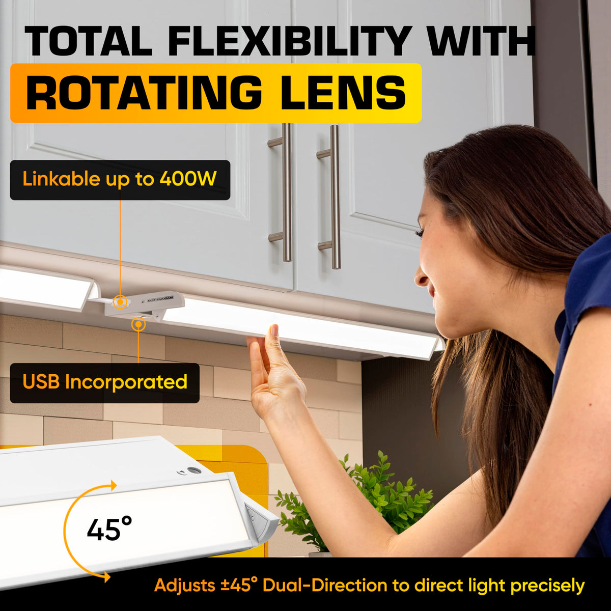 LED Under Cabinet Lighting 24 Inch White A75286