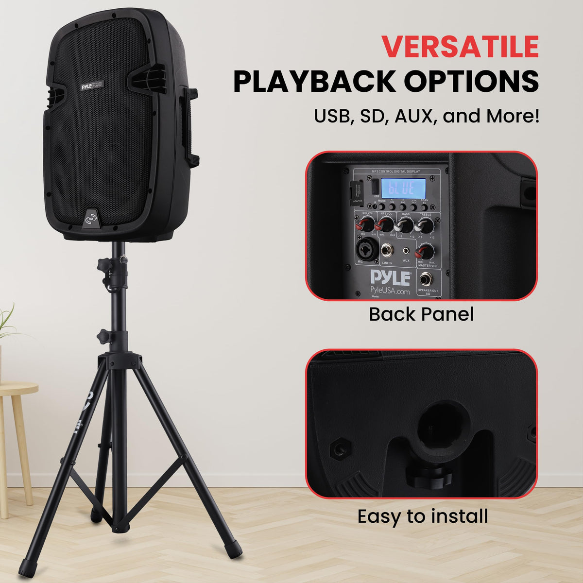 1000W Wireless Portable PA Speaker System Z893