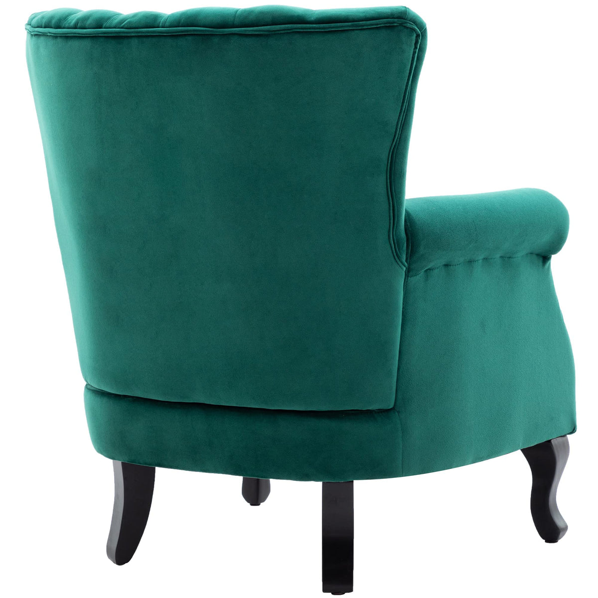 Velvet Accent Chairs Set of 2 Green J21008