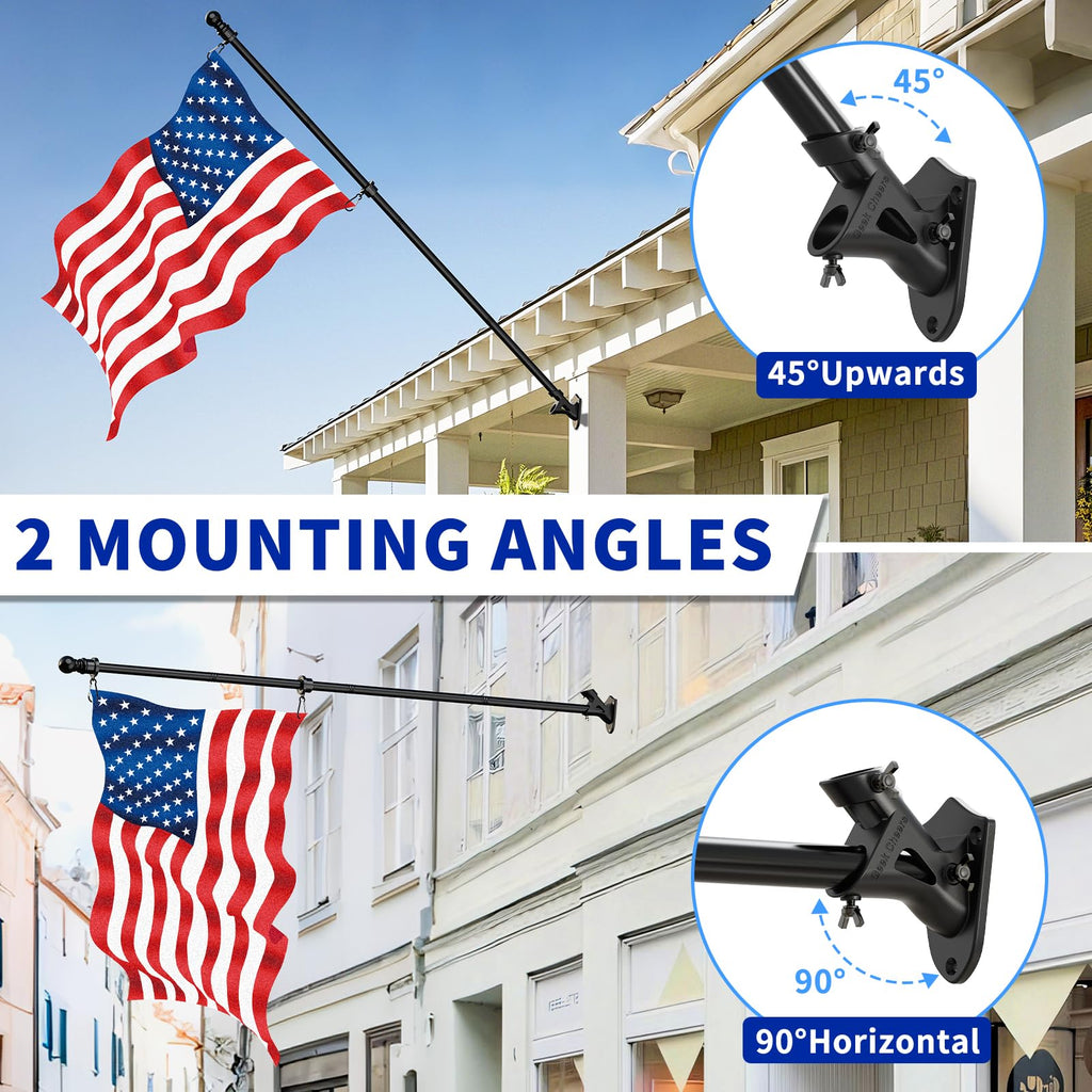 Heavy Duty Stainless Steel Flag Pole Holder 2 Positions G17700
