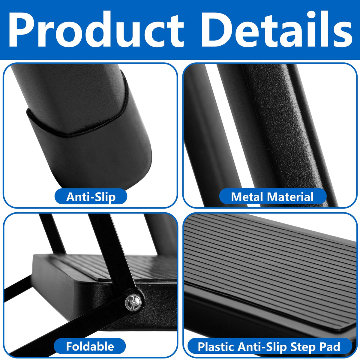 Foldable 2-Step Non-Slip Spa Steps C870