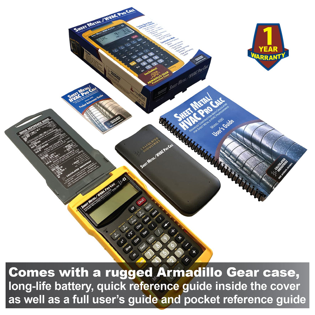 Sheet Metal HVAC Calculator W450