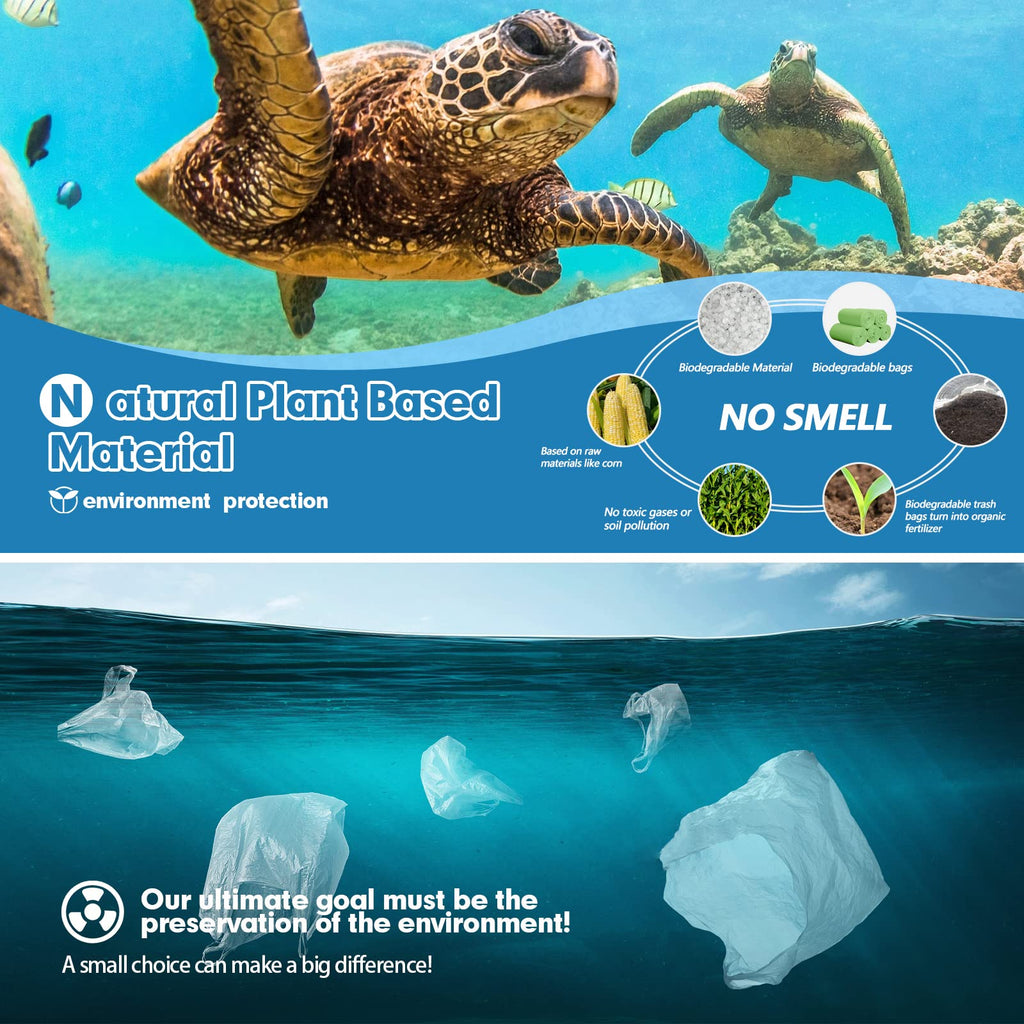 4 Gallon Biodegradable Extra Thick Small Trash Bags T646688