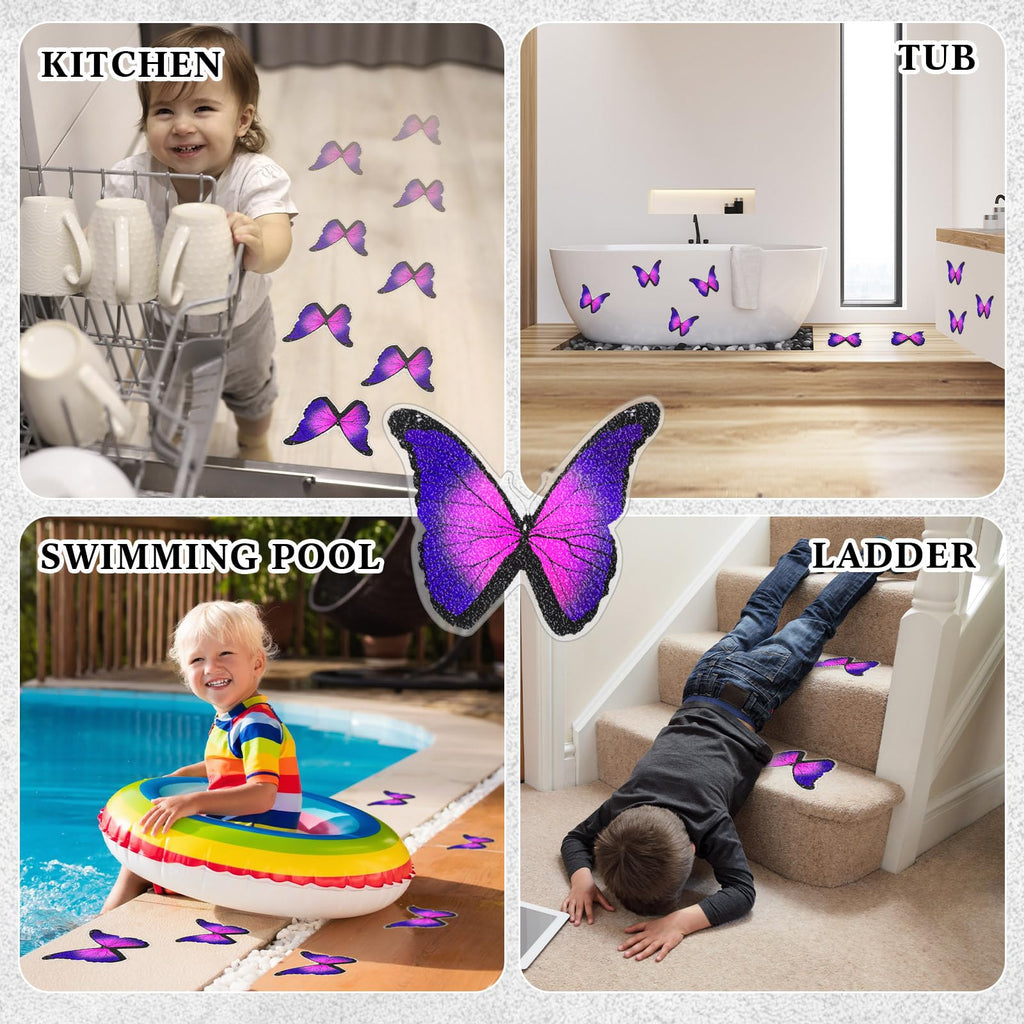 20 Pcs Non Slip Bathtub Stickers with Scraper O847877