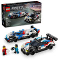 Buildable Race Car Toy Set with 2 Models and 2 Minifigures X216