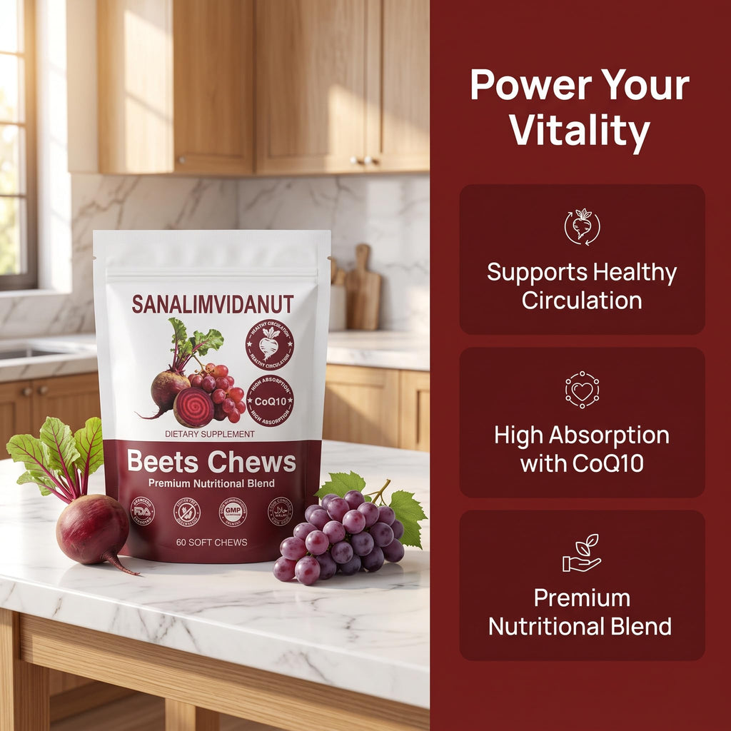 Beet Root Chews 500mg 60 Chews H315