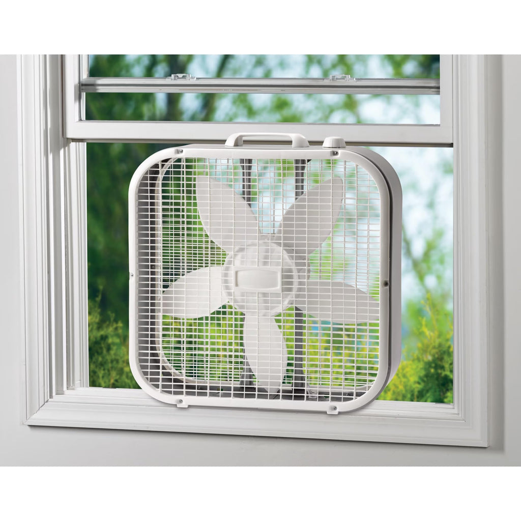 20 Inch 3 Speed White Box Fan O366487