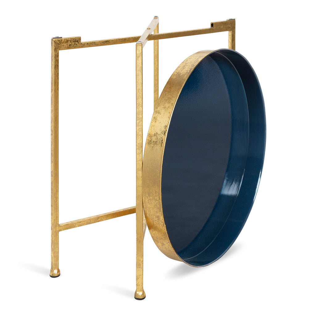 Foldable Round Accent Table T4243