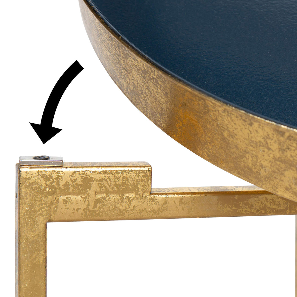 Foldable Round Accent Table T4243