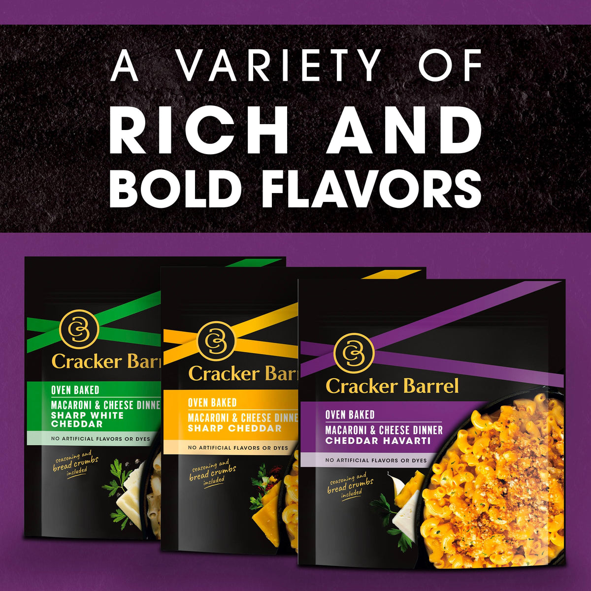 Oven Baked Mac and Cheese, Cheddar Havarti, 12.3 oz F56911