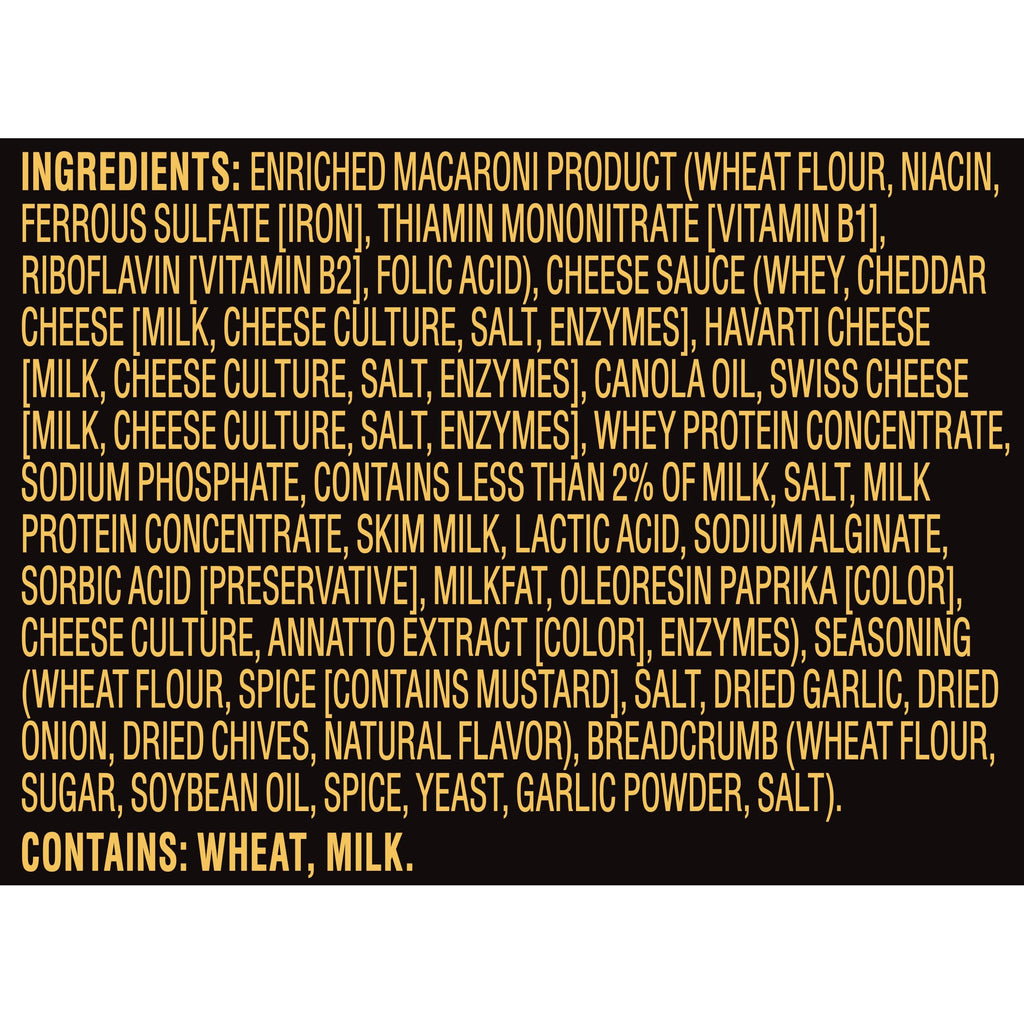 Oven Baked Mac and Cheese, Cheddar Havarti, 12.3 oz F56911