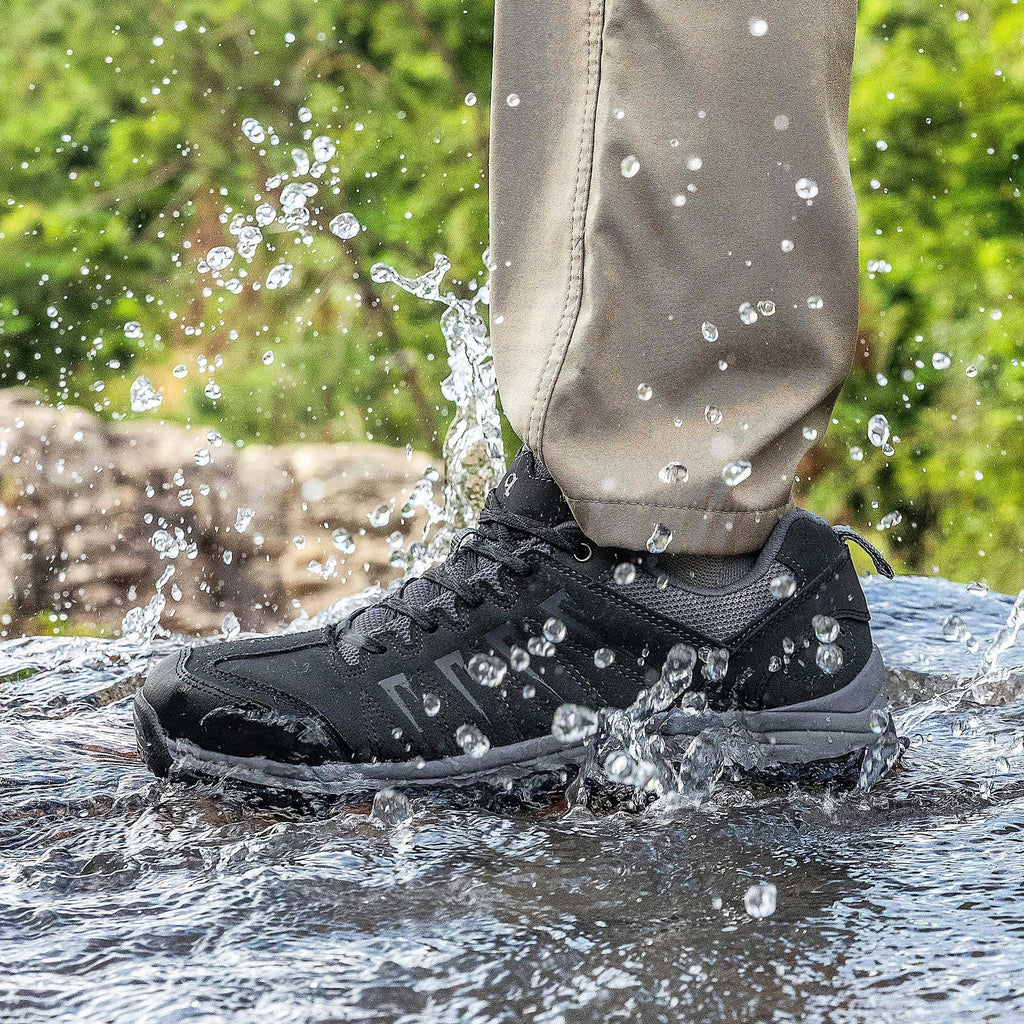 Men's Waterproof Leather Low Top Hiking Shoes K480